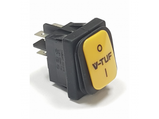 VTVS7422Y SWITCH - VRS SEALED & YELLOW V-TUF 'VRS' TYPE 10AMP