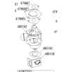 480162 CARBURETOR - TECH 135 -